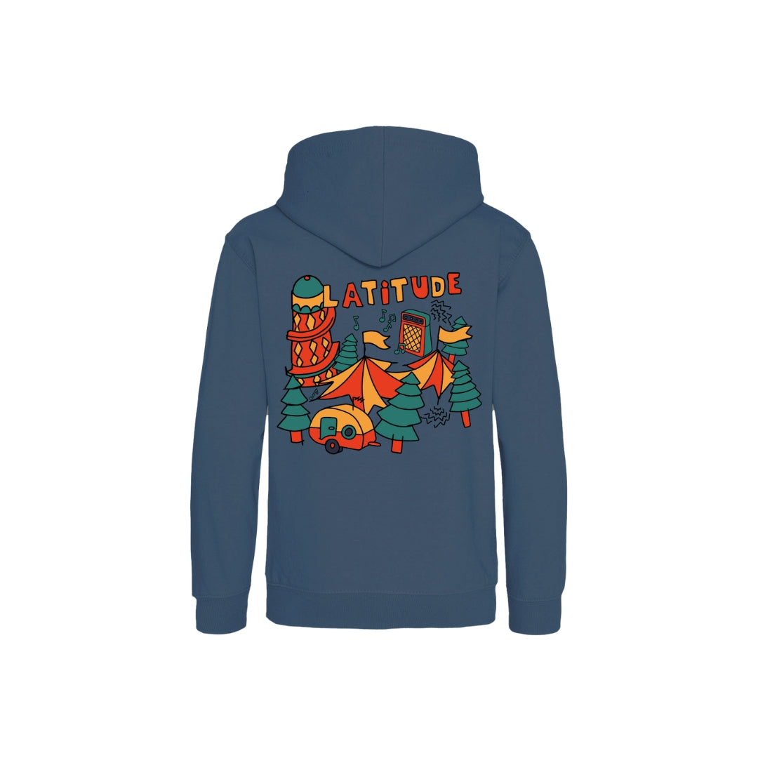 Latitude Kids 2024 Drawn Blue Hoodie