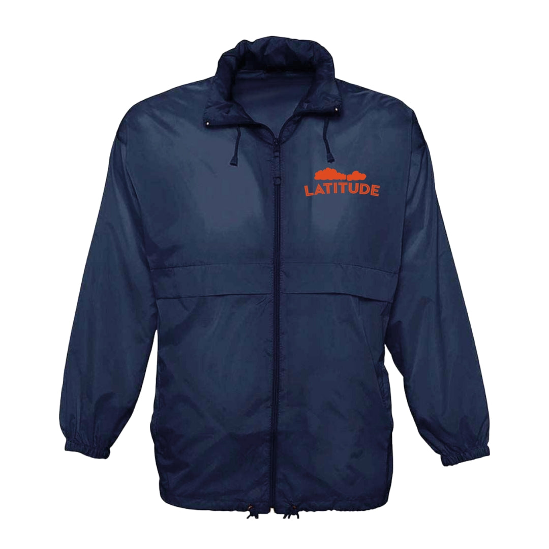 Latitude Blue/Orange Cloud Rain Jacket