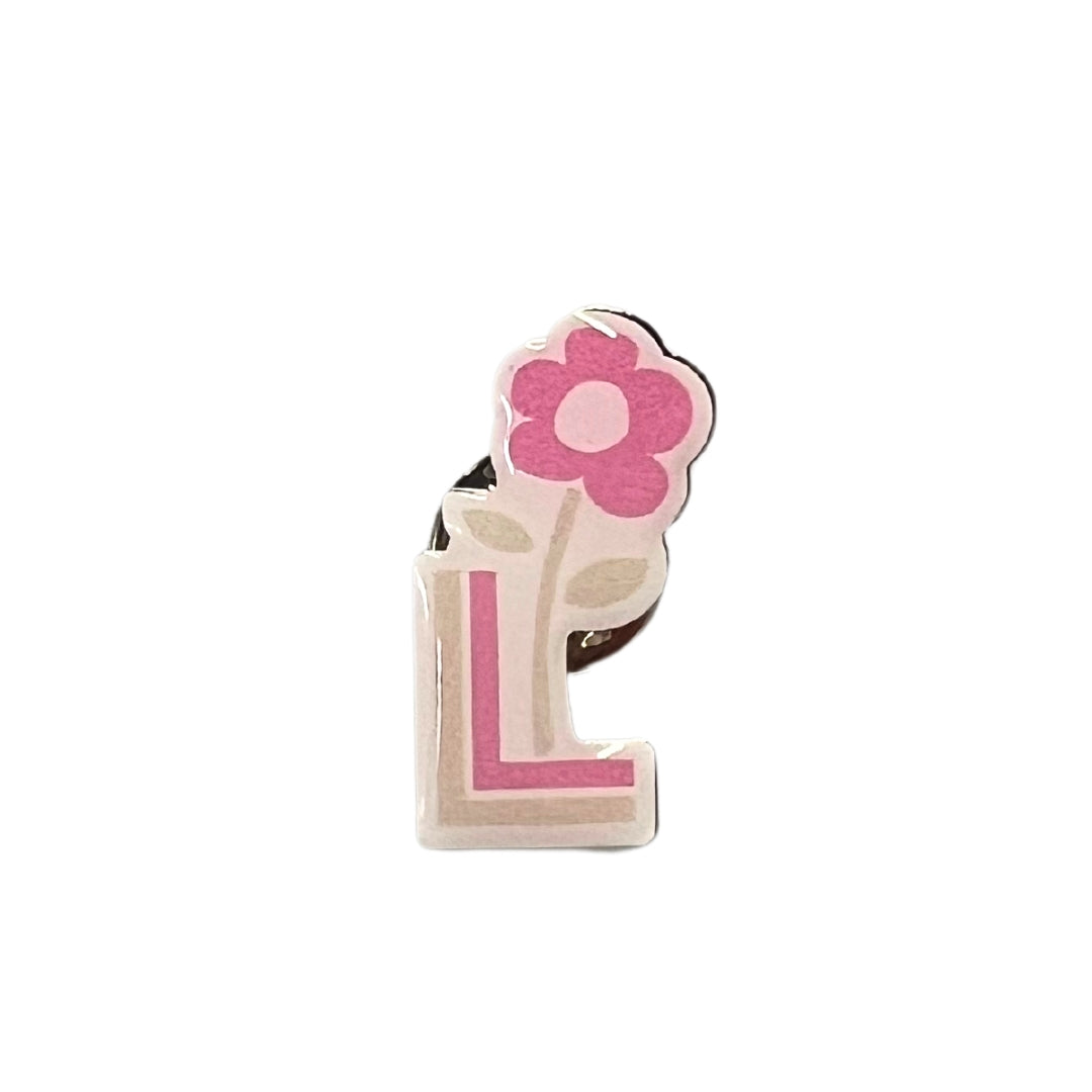 Latitude Letter Pin Badge