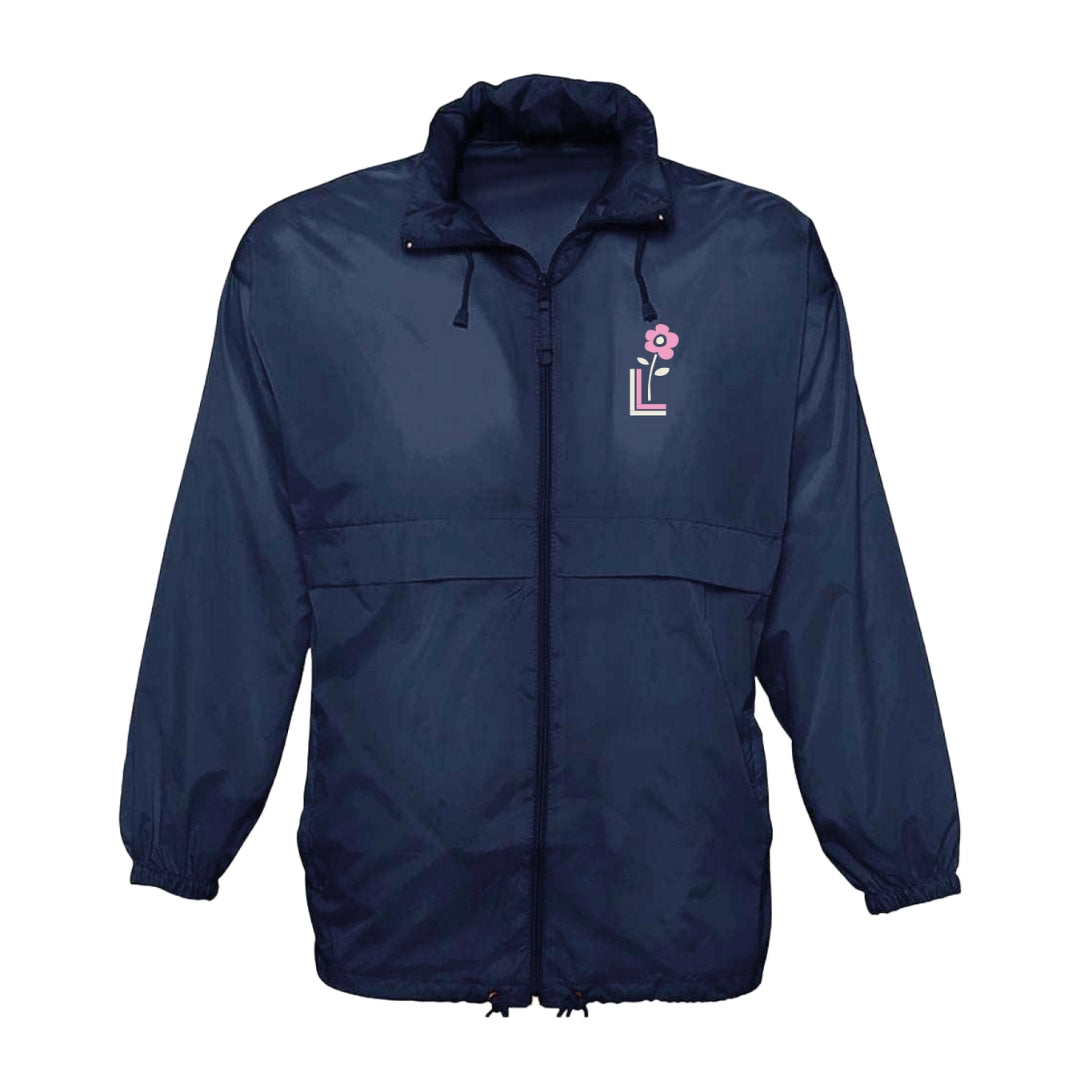 Latitude Blue/Pink Cloud Rain Jacket