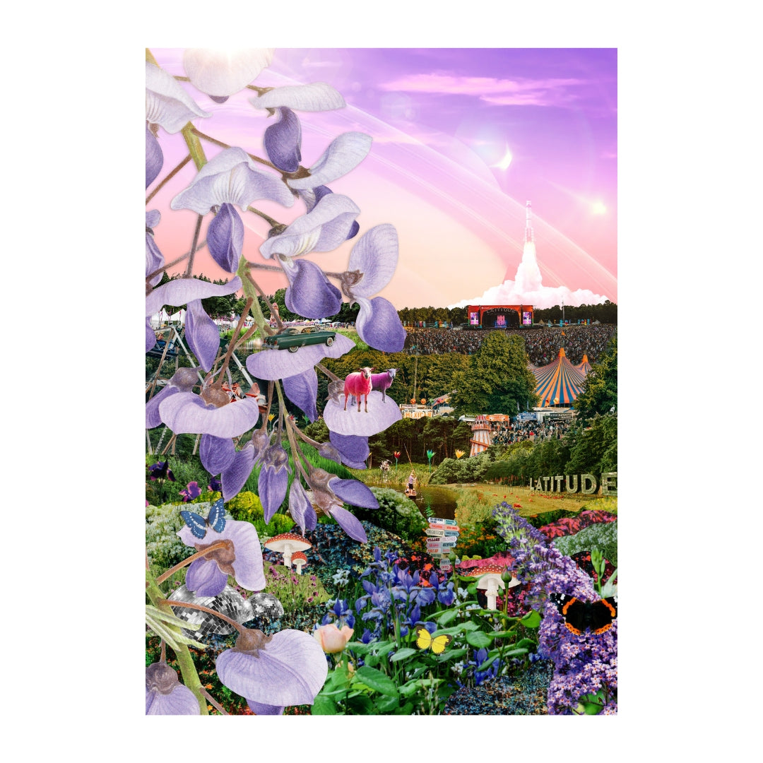Latitude Floral Print by Charlotte Smith