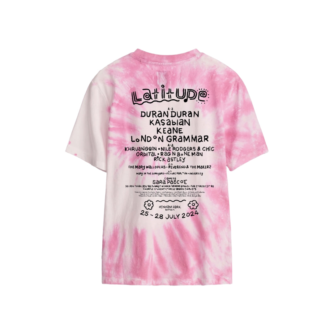 Latitude Kids 2024 Pink Tie-Dye T-Shirt