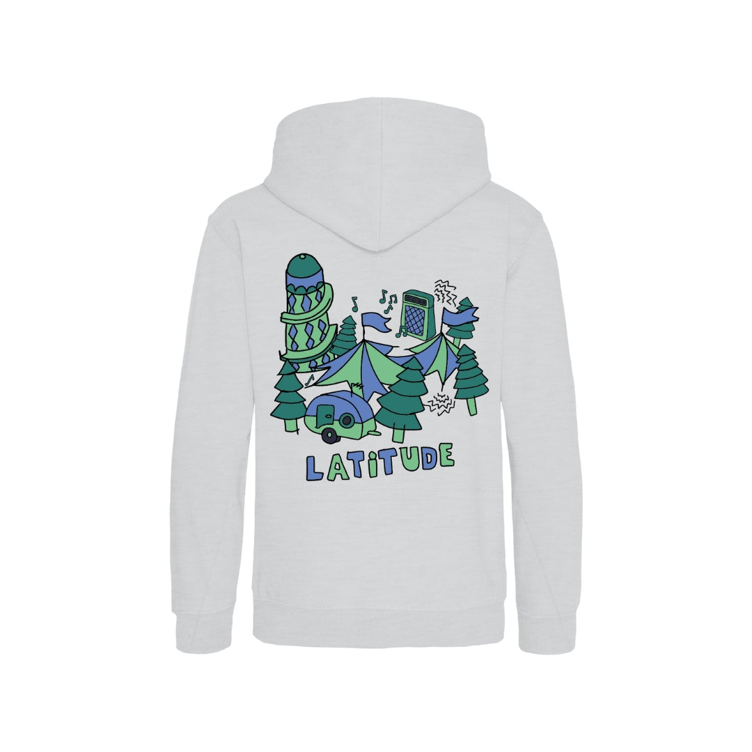 Latitude Kids 2024 Drawn Grey Hoodie