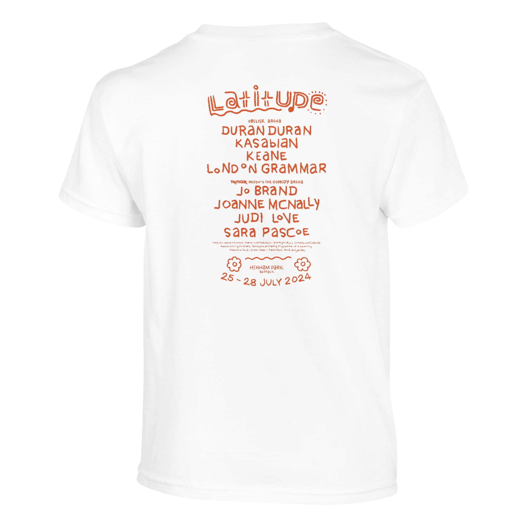 Latitude Kids 2024 Line Up White T-Shirt