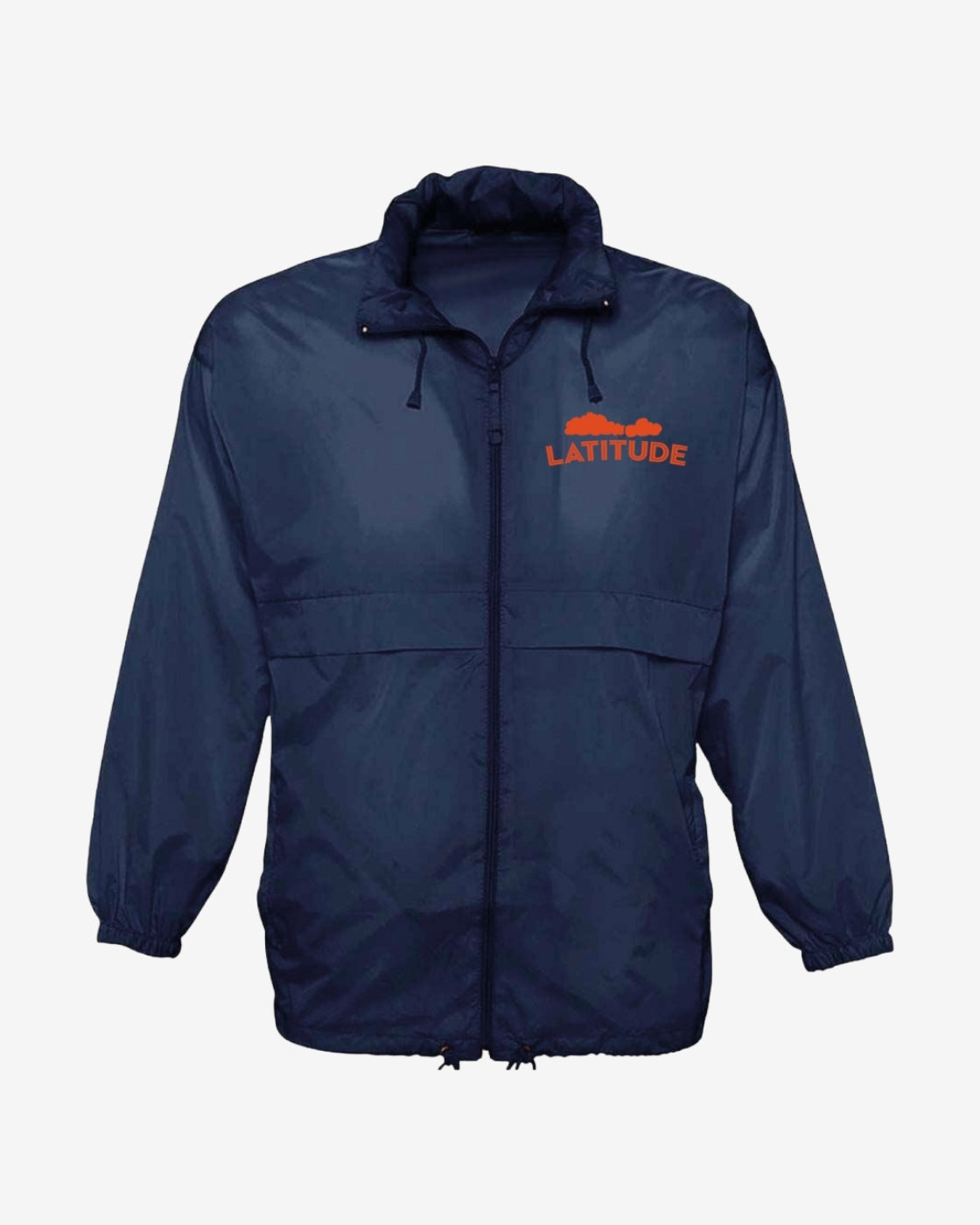Latitude Blue/Orange Cloud Rain Jacket