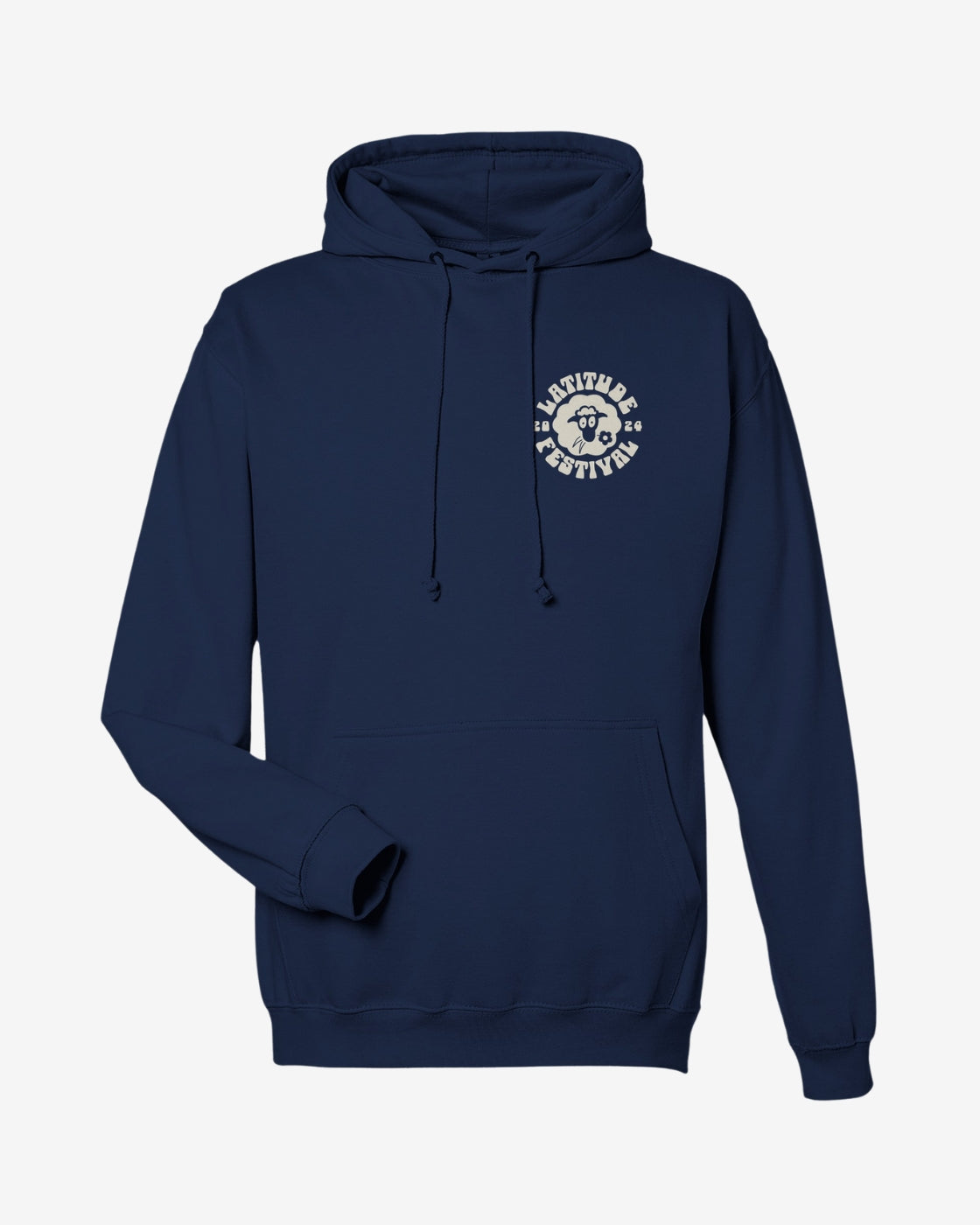 Latitude Bubbly Psychedelic Navy Pullover Hoodie