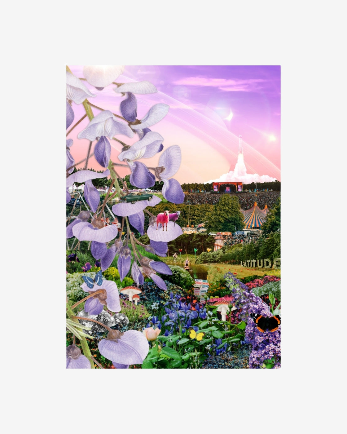 Latitude Floral Print by Charlotte Smith