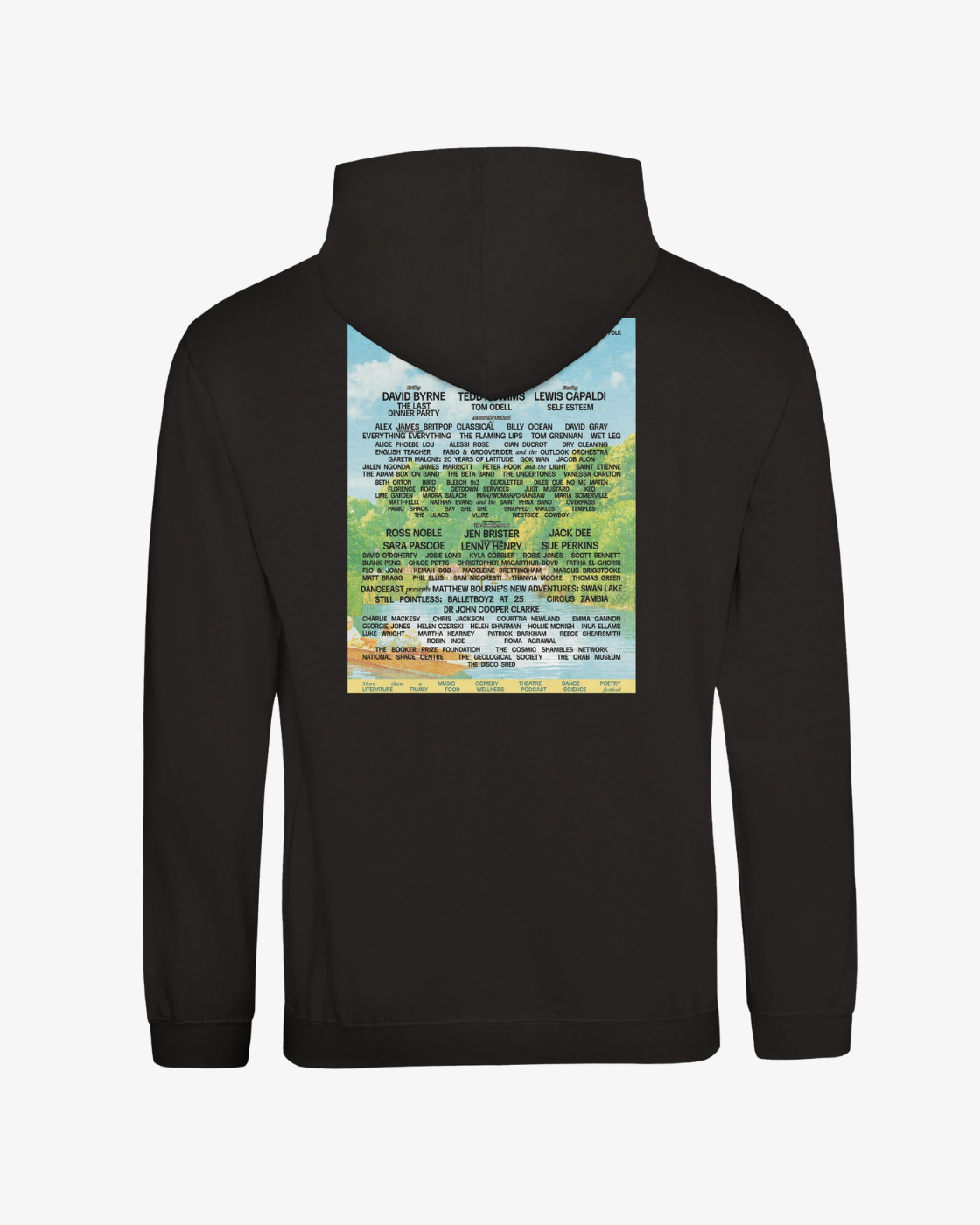 Latitude 2026 Line-Up Black Hoodie