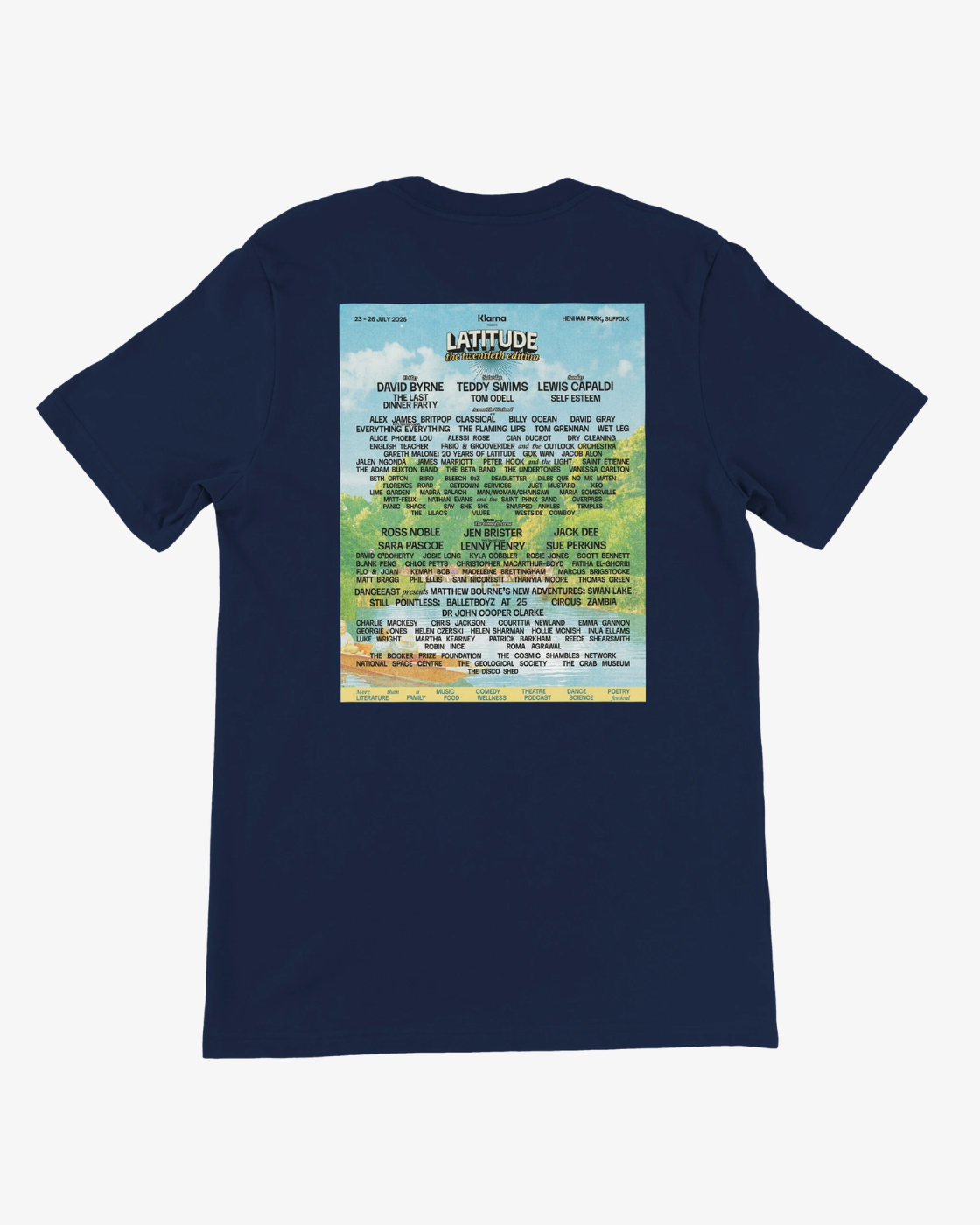 Latitude 2026 Line-Up Navy T-Shirt