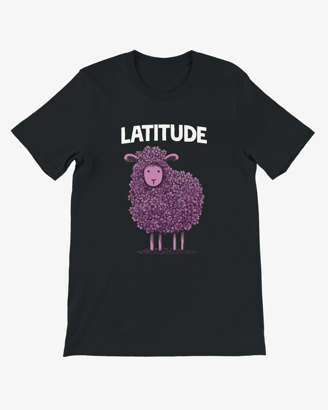 Latitude Sheep Black T-Shirt
