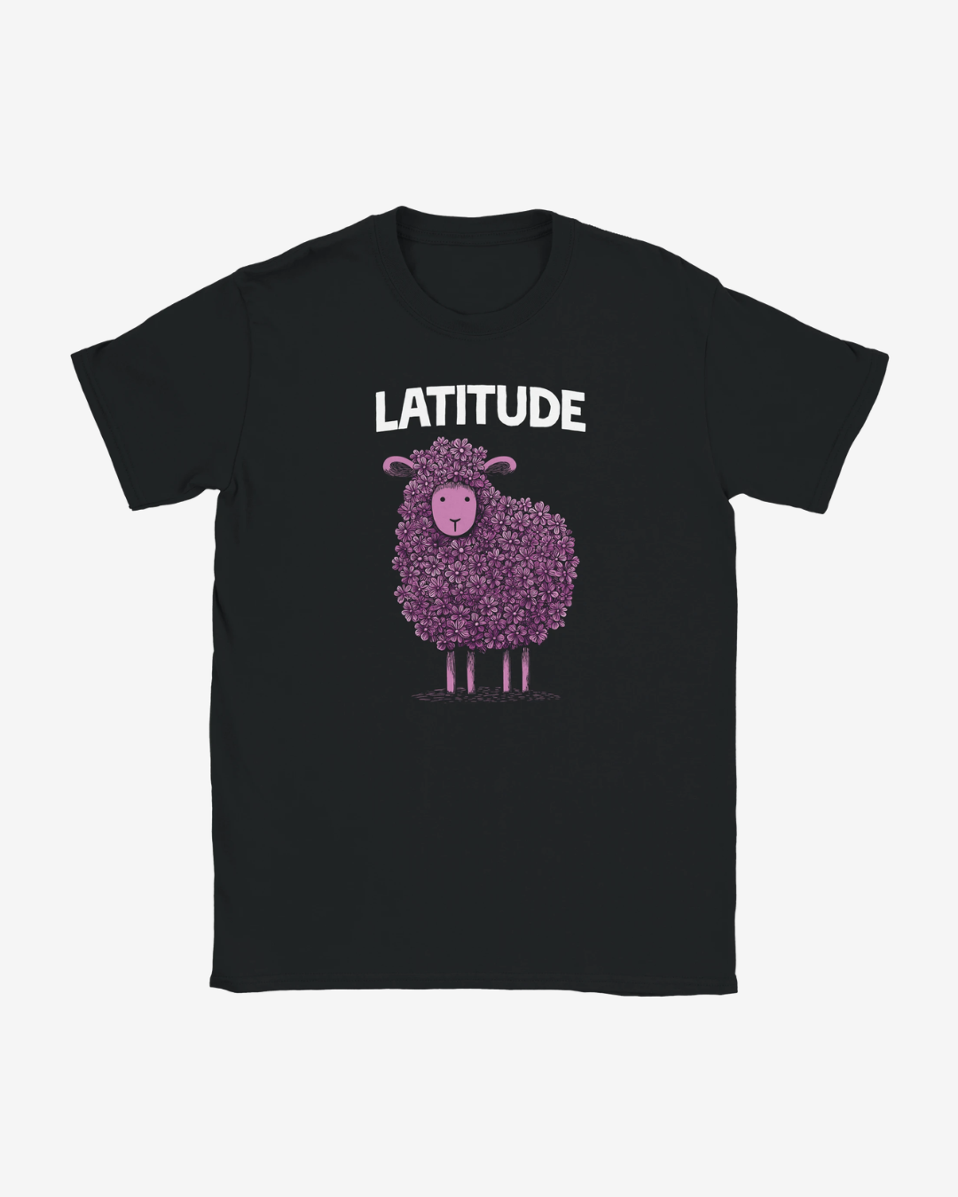 Latitude Kids Sheep Black T-Shirt
