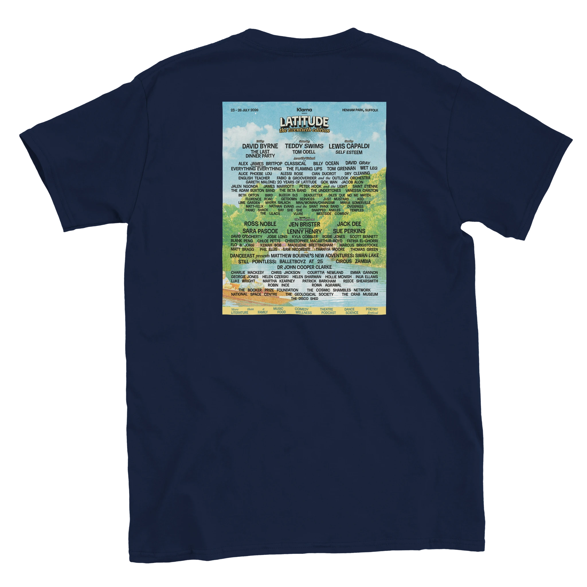 Latitude Kids 2026 Line-Up Navy T-Shirt