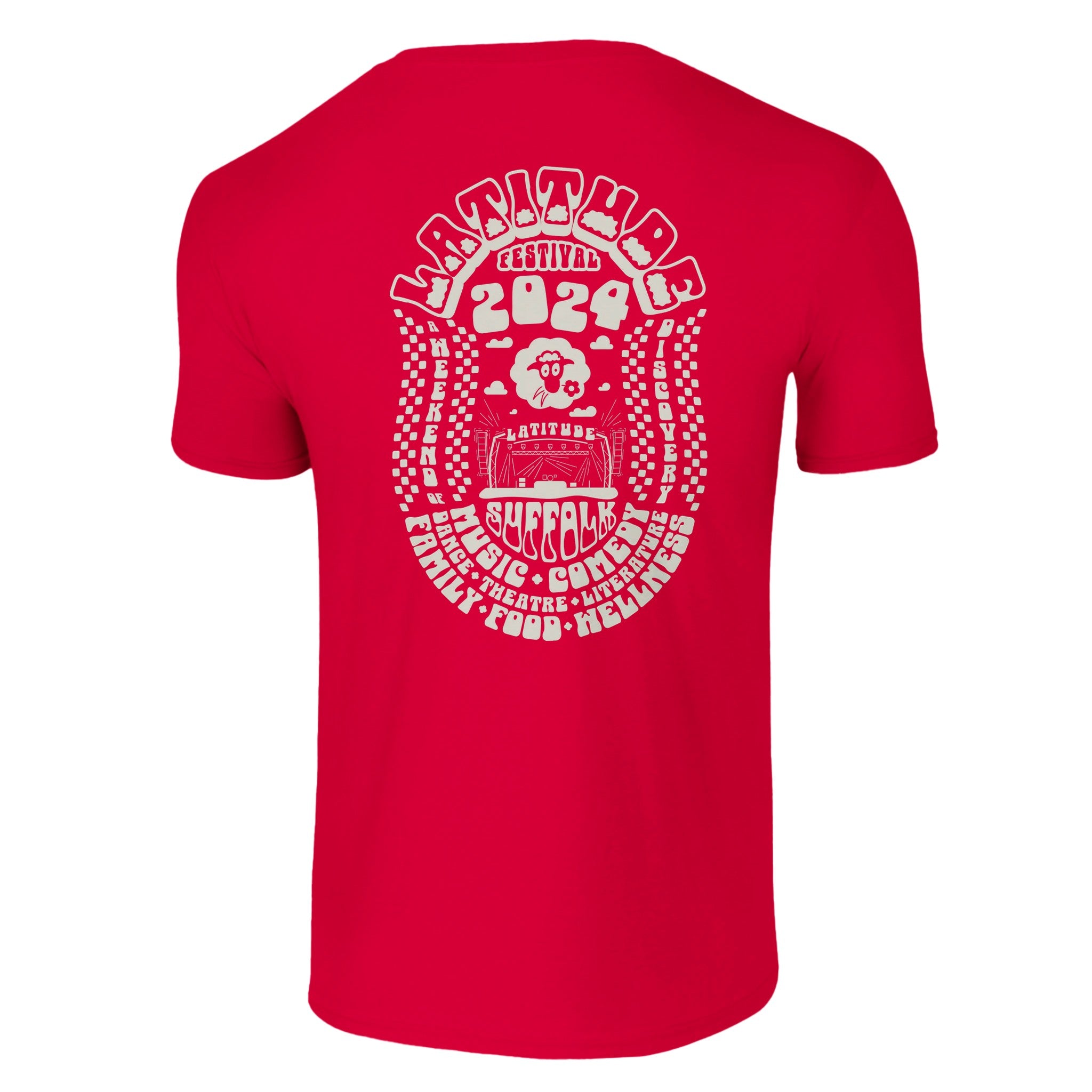 Latitude Bubbly Psychedelic Red T-Shirt